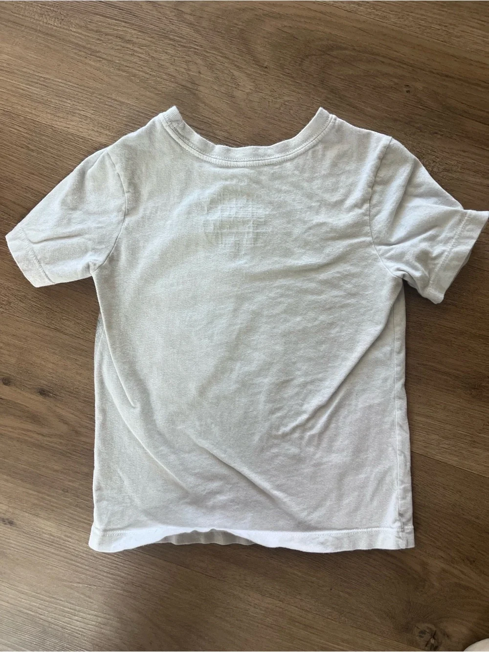Carter's White Tee with Green & Brown Dinosaur Print
